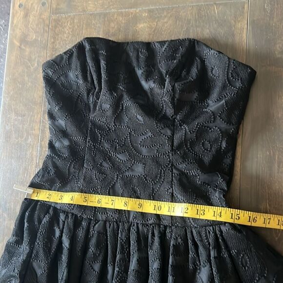New Shoshanna Amica Strapless Jacquard Bubble Mini Dress - Picture 10 of 16
